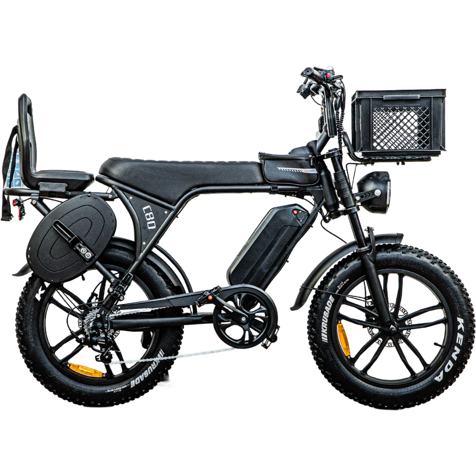 C80 Family Edition - OUXI - Fatbike - Zwart