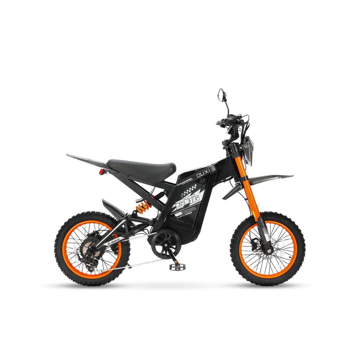 OUXI GT16 Oranje/Zwart | Elektrische Skinnybike 16 inch