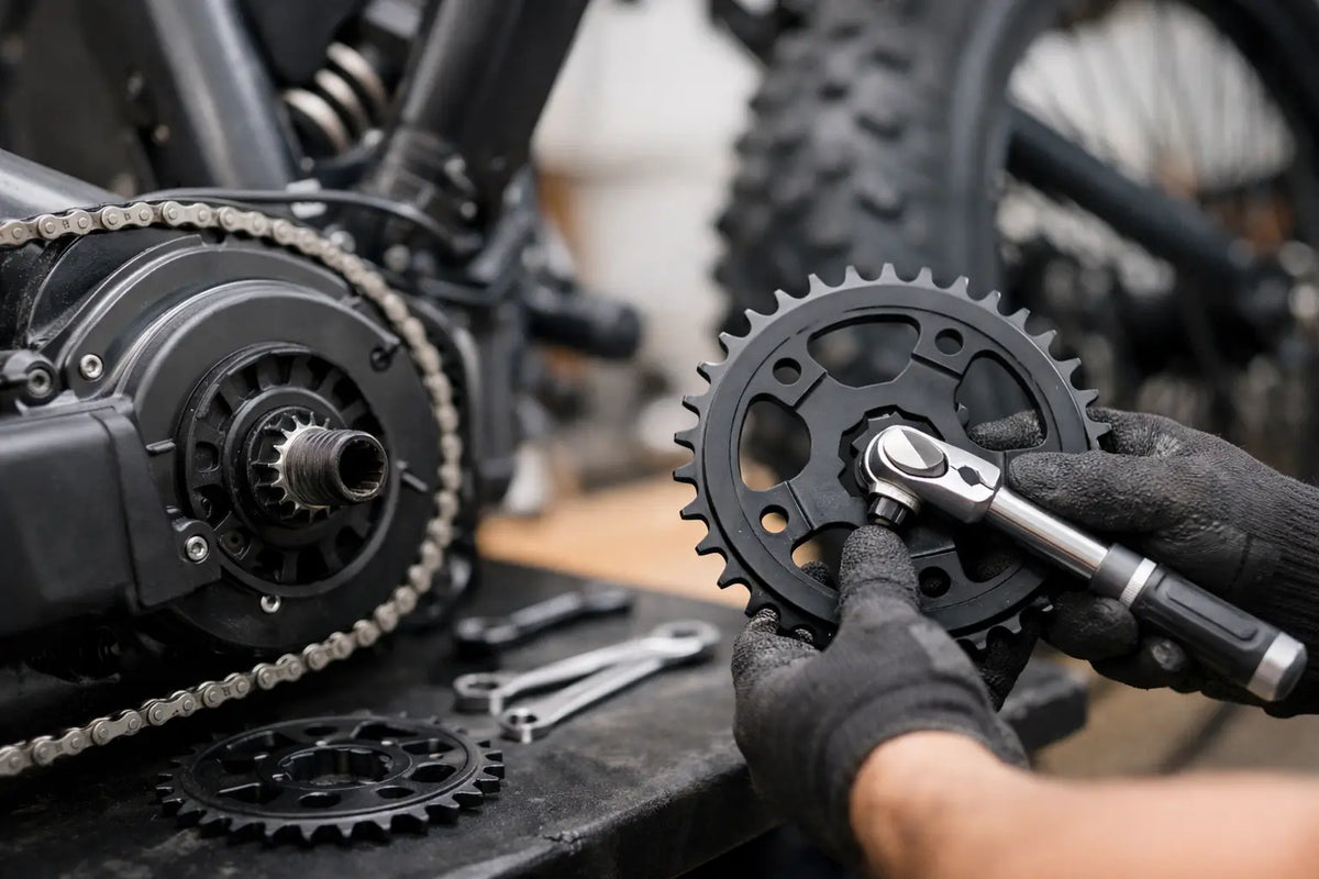 Motortandwiel fatbike vervangen doe je zo