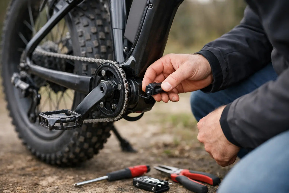 Trapsensor fatbike kapot? Dit moet je doen