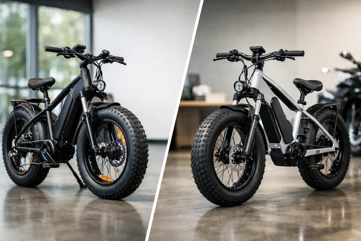 Verschil Ouxi Fatbike of QM Wheel Fatbike