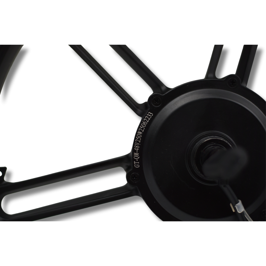 Velg + Motor (Achter) - Fatbike - QM Wheels V20 (Rode Stekker) (Grote Motor)