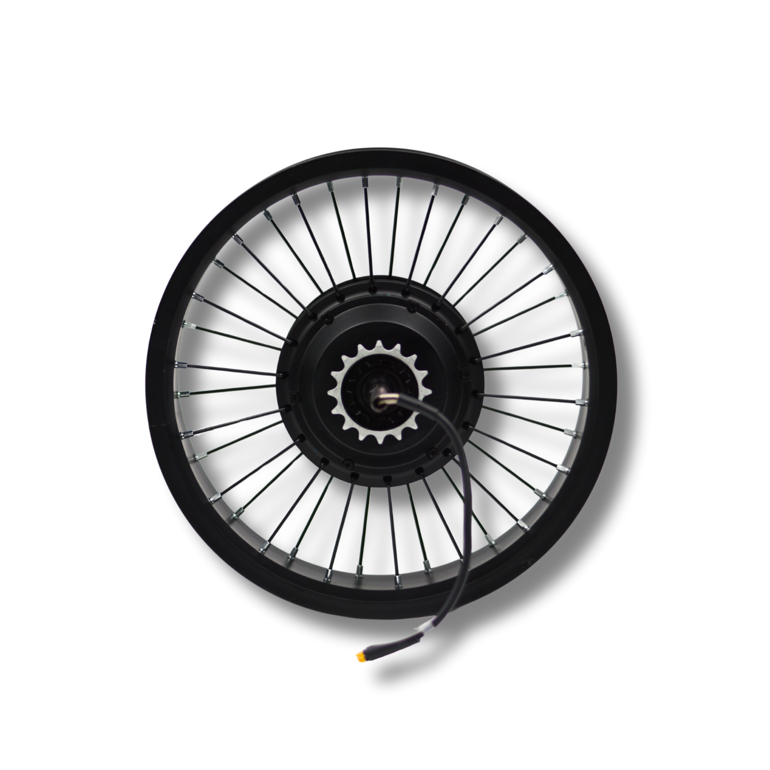 Velg + Motor + Tandwiel (Achter) - Fatbike - QM Wheels V20 Mini (Zwarte Stekker)