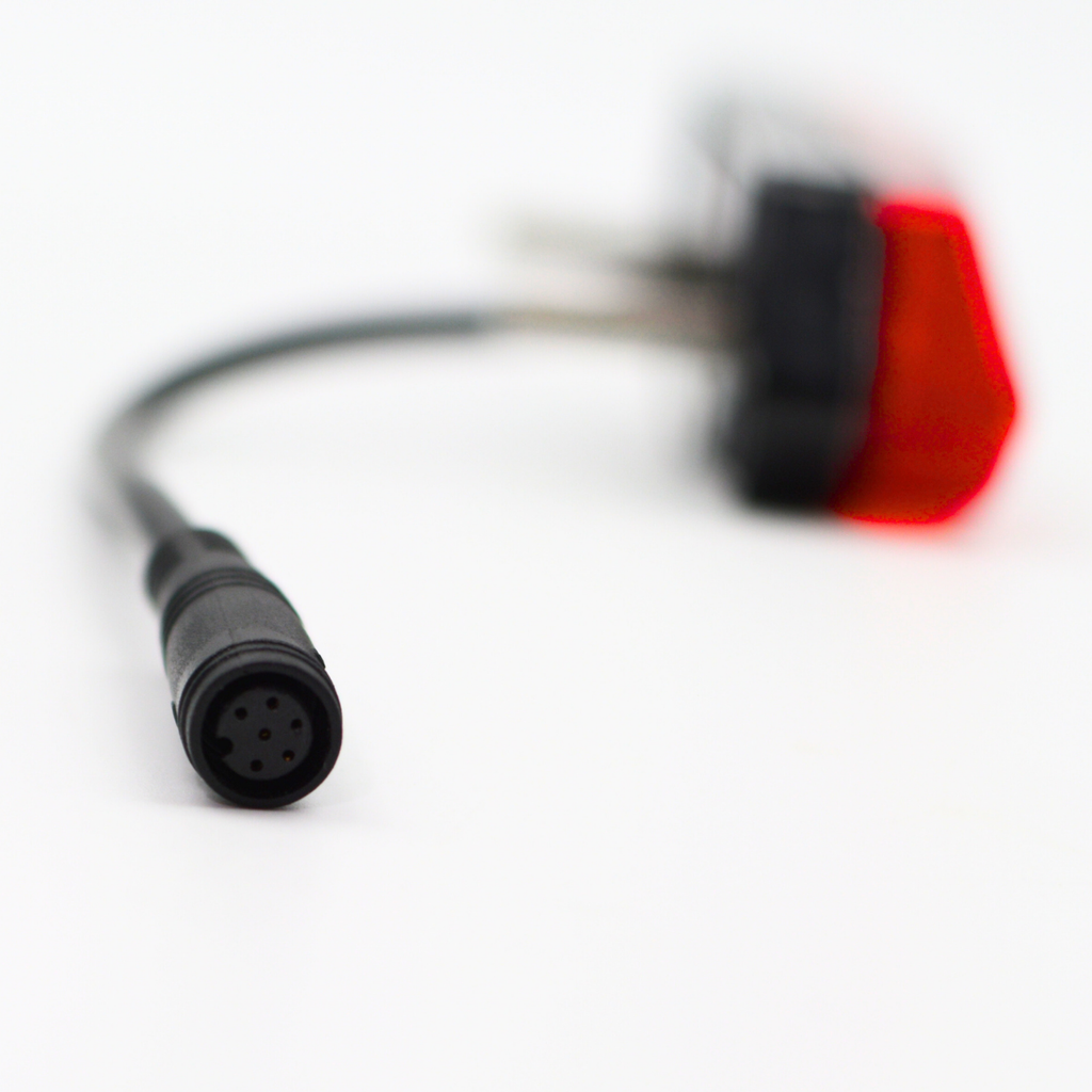 Achterlamp - Fatbike - Ouxi Q8 / V8 MAX - Ronde Stekker Aansluiting