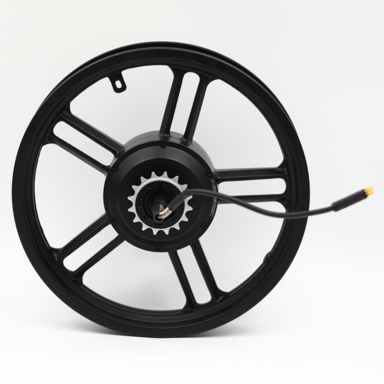 Velg + Motor + Tandwiel (Achter) - Fatbike - QM Wheels V20 Mini (Zwarte Stekker)