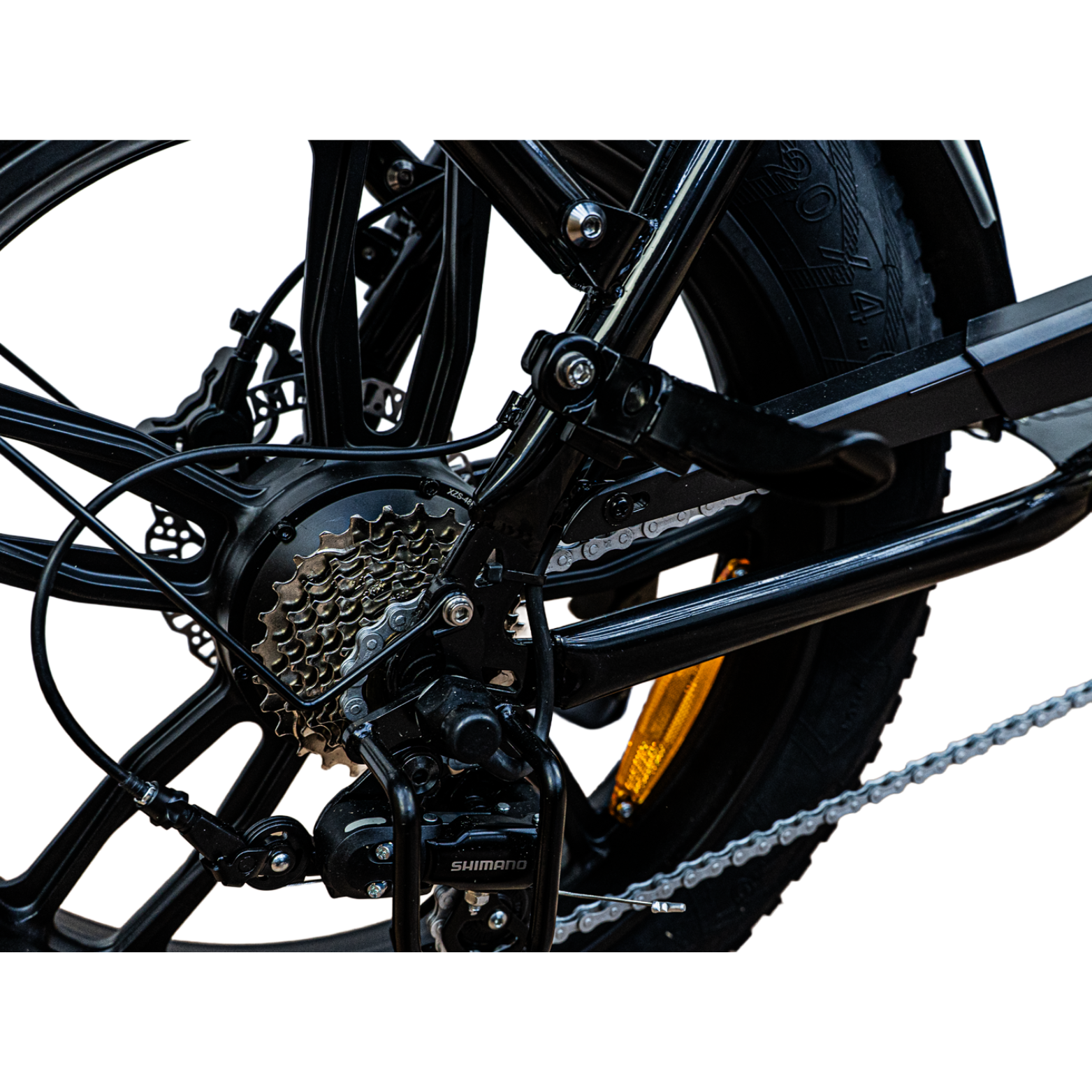 C80 - OUXI - Fatbike - Zwart