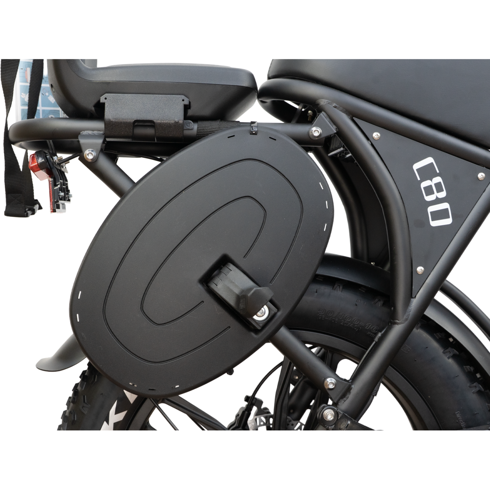 C80 Family Edition - OUXI - Fatbike - Zwart