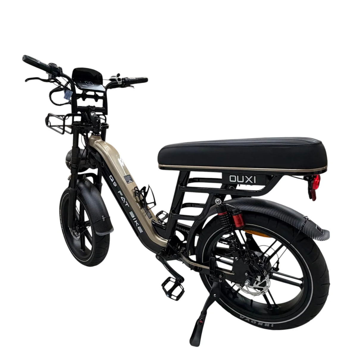 OUXI Q9 – أسود/ذهبي | دراجة بإطارات عريضة