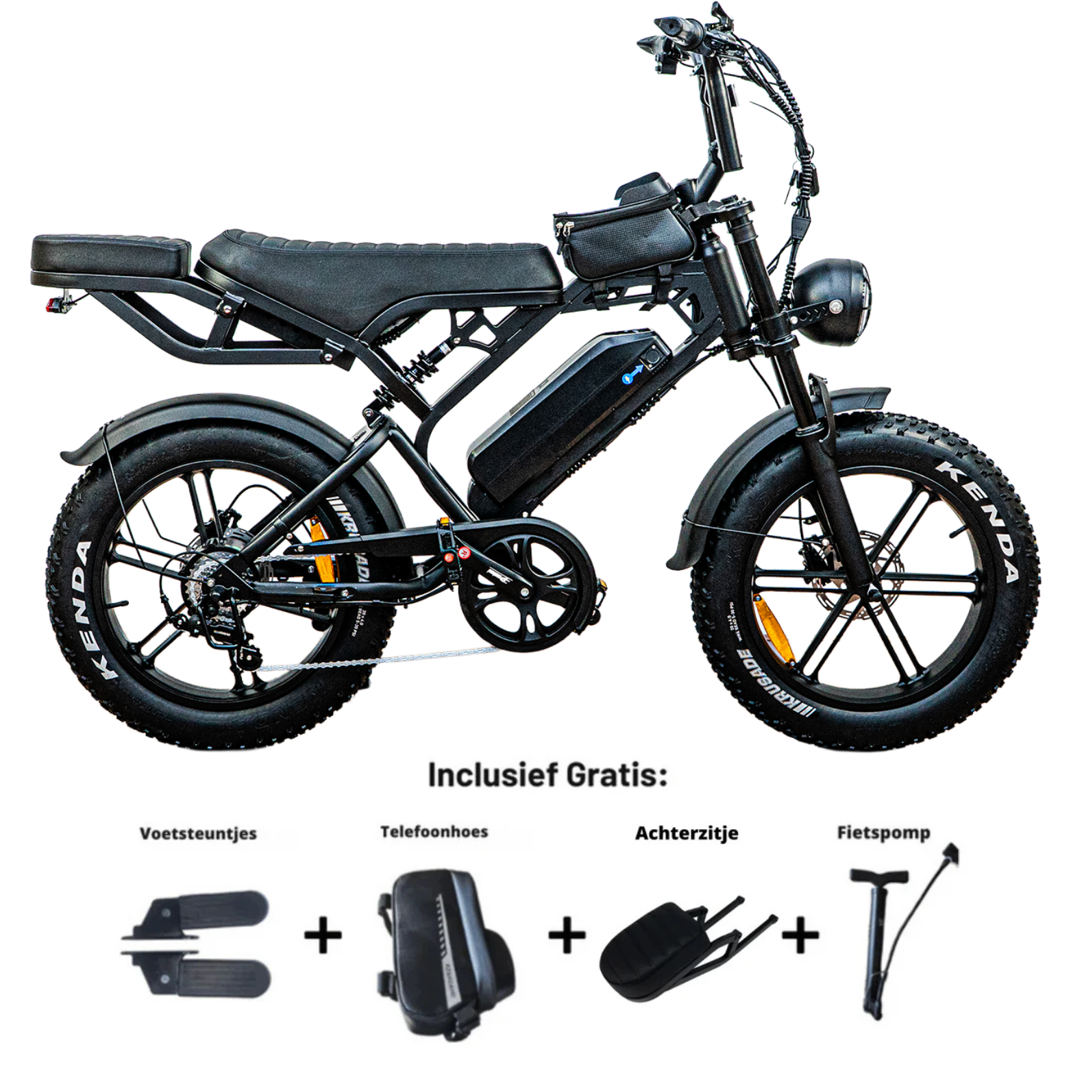 V20 Pro - QM Wheel- Fatbike - Snelheid Instelbaar