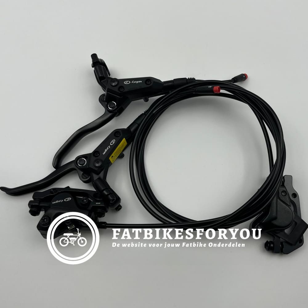 Complete Logan Remset Vóór & Achter - Fatbike - QM Wheels (Hydraulisch) FatbikeForYou