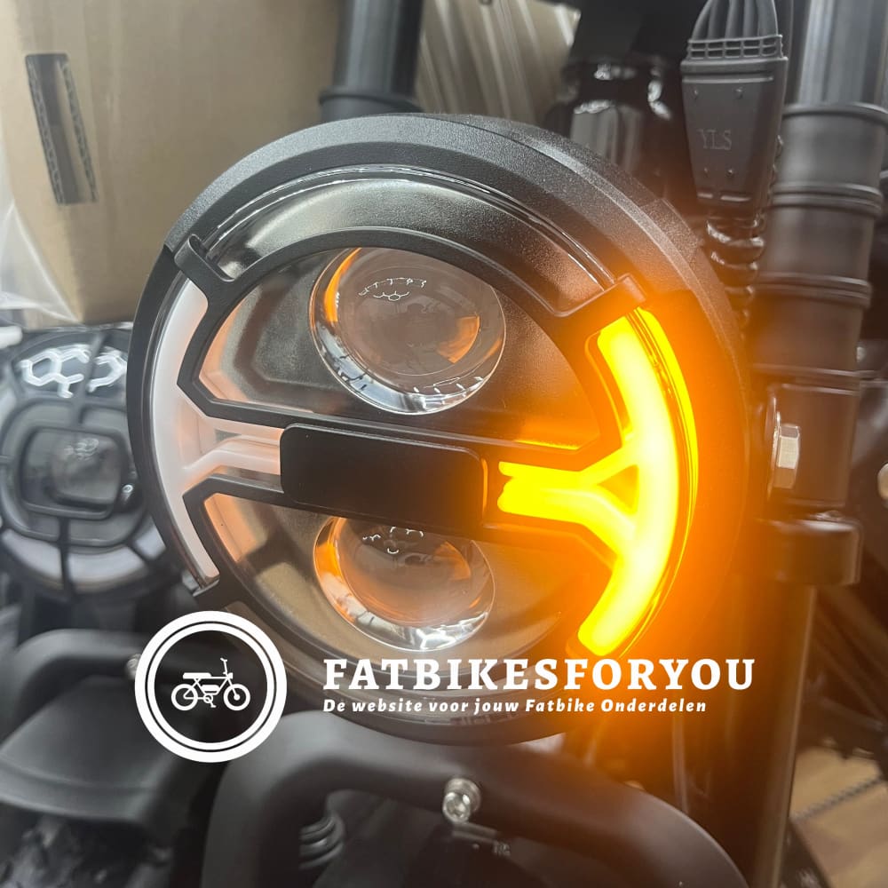 Koplamp Met Knipperlicht - Fatbike - Ouxi
