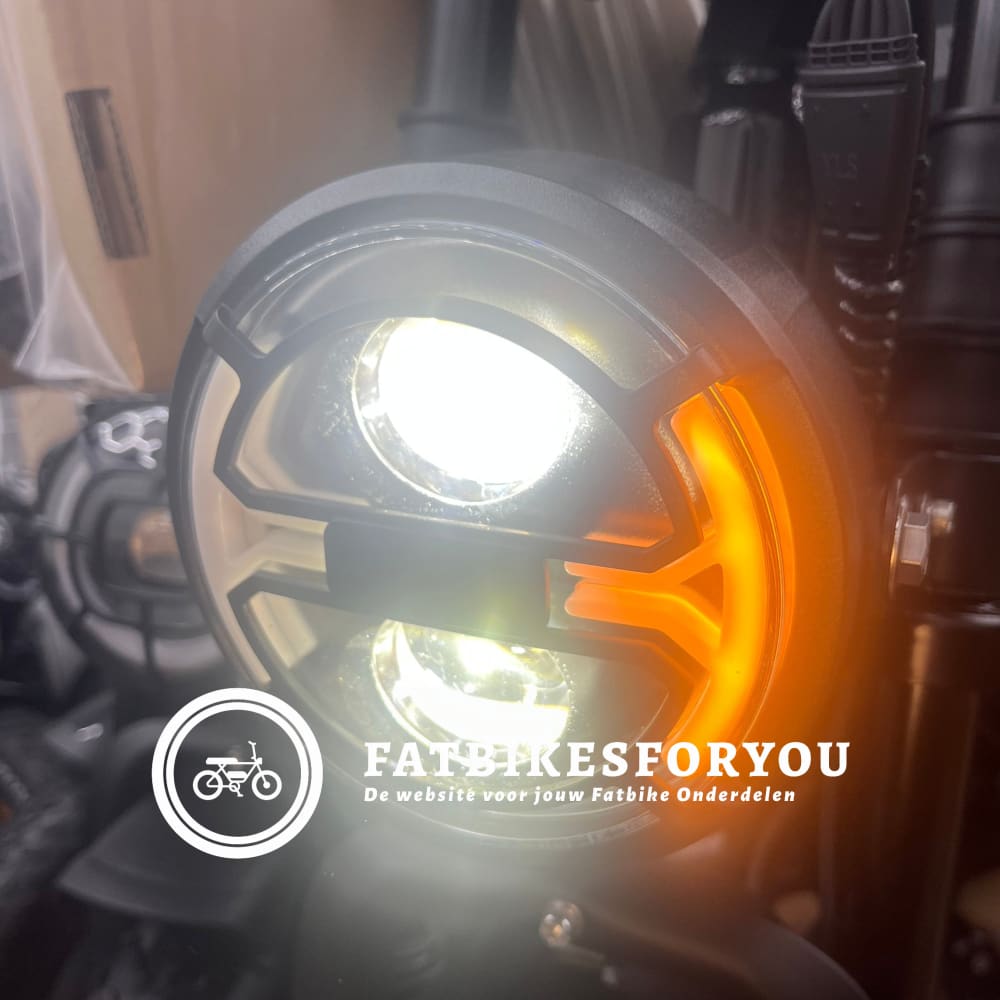 Koplamp Met Knipperlicht - Fatbike - Ouxi