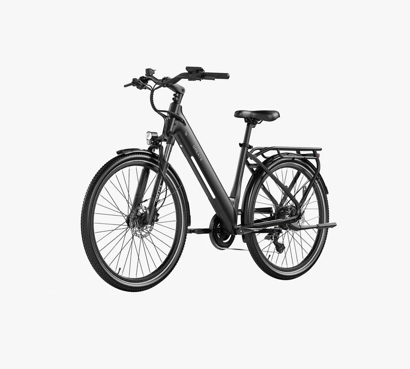 QREATE City Air – Zwart – Schuin vooraanzicht