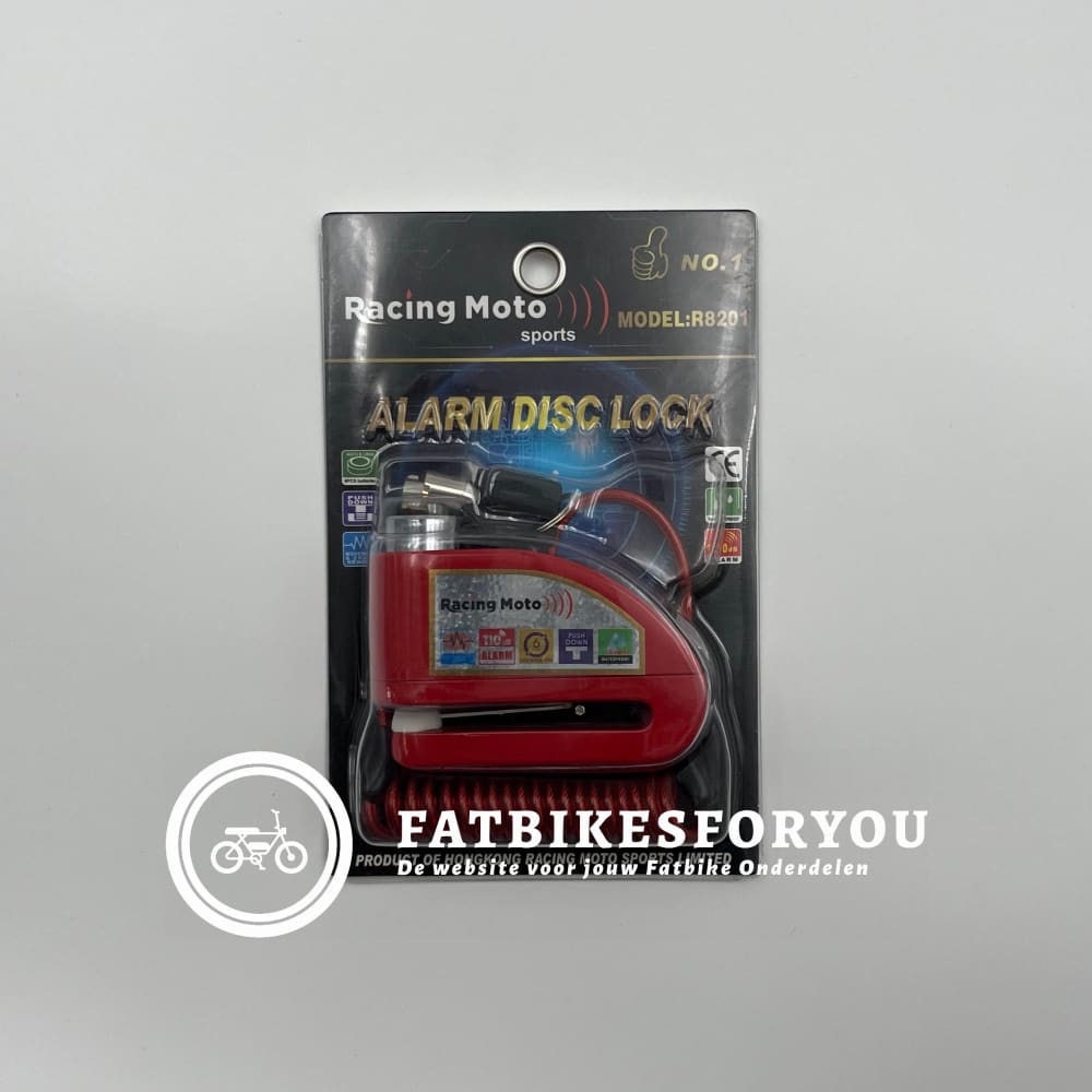 Remschijfslot + Alarm - Alle Modellen FatbikeForYou