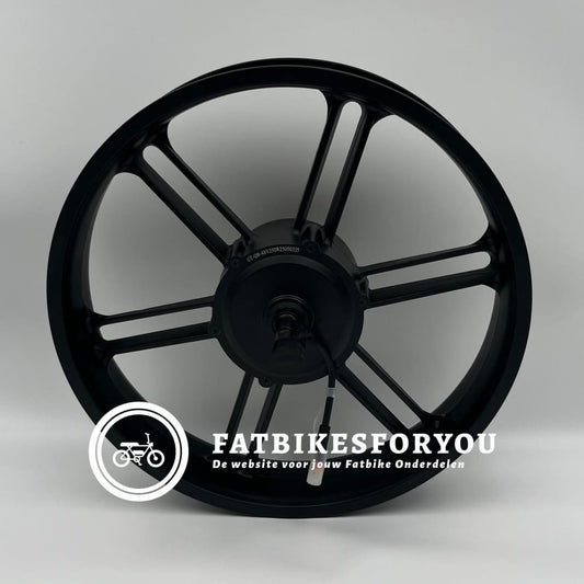 Velg + Motor (Achter) - Fatbike - QM Wheels V20 (Rode Stekker) (Grote Motor) FatbikeForYou