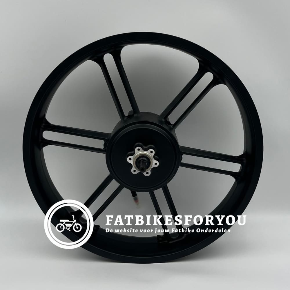 Velg + Motor (Achter) - Fatbike - QM Wheels V20 (Rode Stekker) (Grote Motor) FatbikeForYou