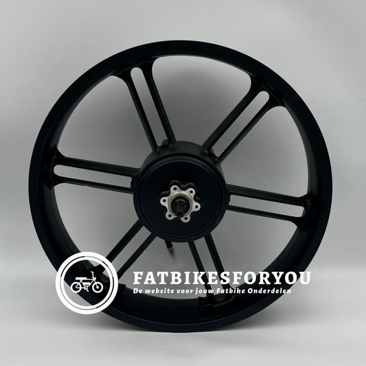 Velg + Motor (Achter) - Fatbike - QM Wheels V20 (Rode Stekker) (Grote Motor) FatbikeForYou